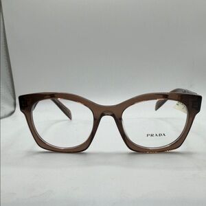 Prada Women's Brown Glasses VPR A05
